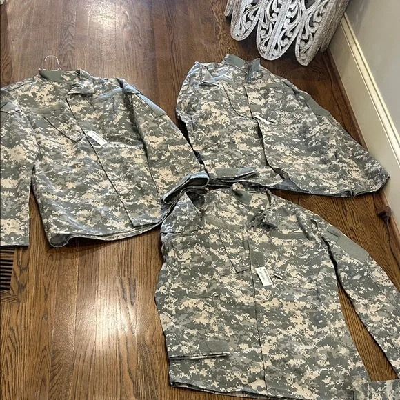 3 Camouflage Military Jackets - Picture 1 of 1